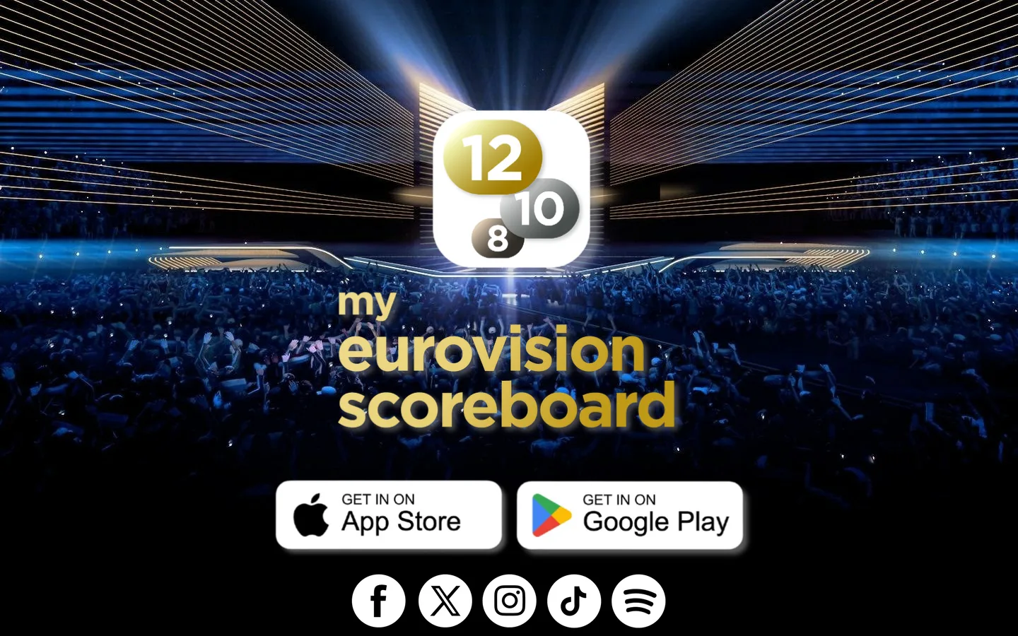 myeurovisionscoreboard.com landing page